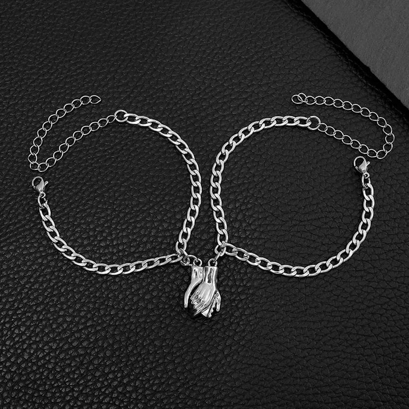 Shaking Hands Magnetic Bracelets