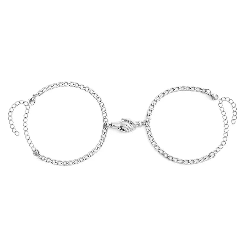 Shaking Hands Magnetic Bracelets