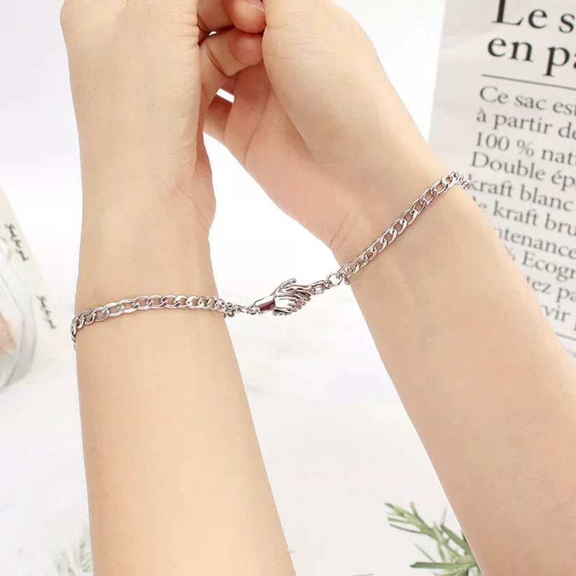 Shaking Hands Magnetic Bracelets