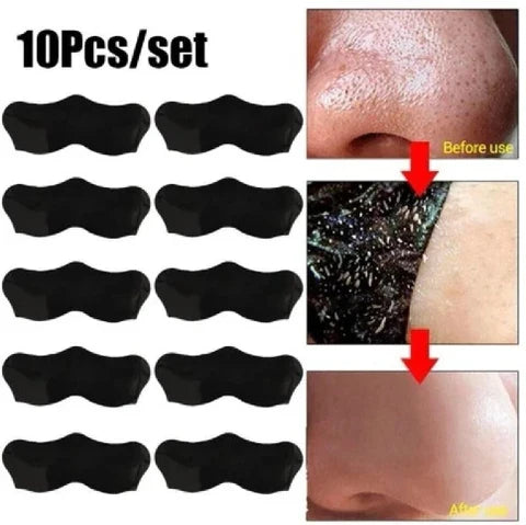 10 pcs Nose Blackhead Remover Strips Mask