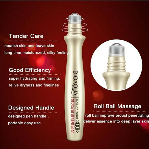 BIOAQUA Eye Roll Ball Eye Esence Roller Anti Wrinkle Remove Dark Circles BQY51261